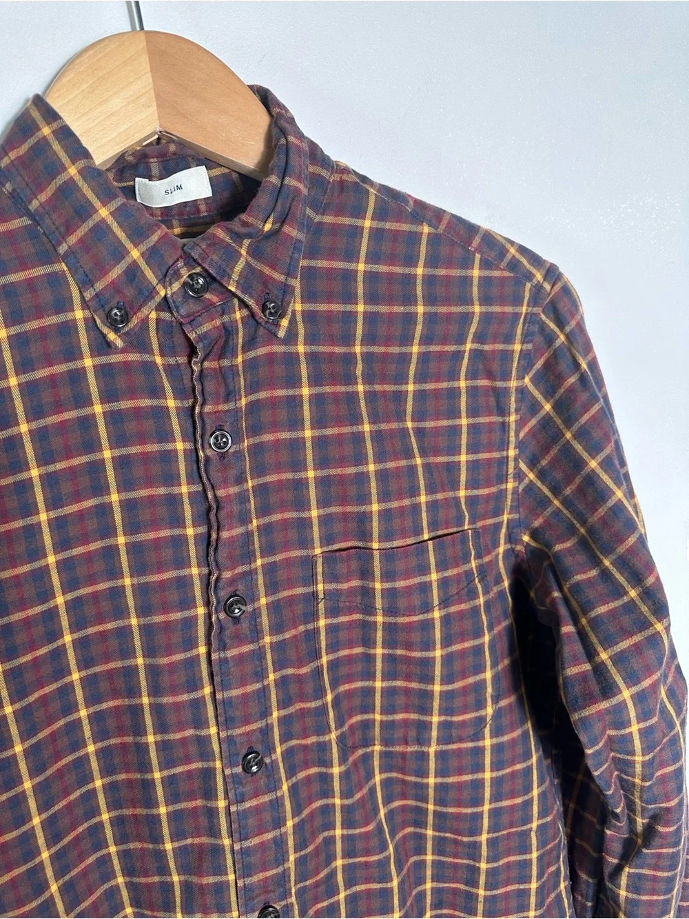 J. Crew Men's Slim Plaid Button-Down Shirt